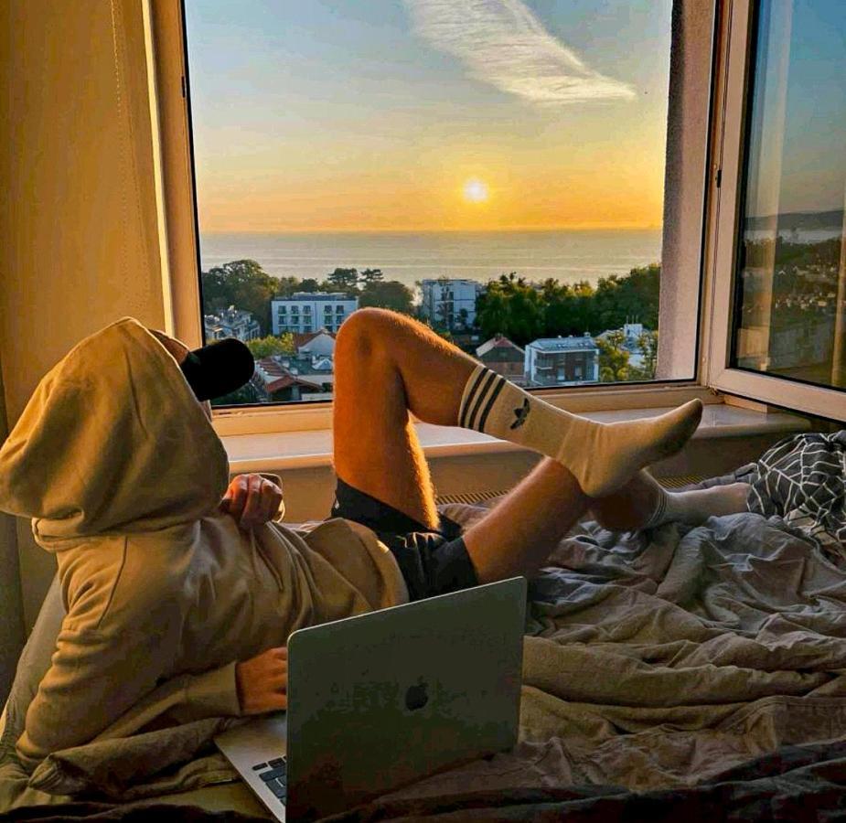 Pokoje Przy Plazy Z Widokiem Na Morze Sopot Buitenkant foto