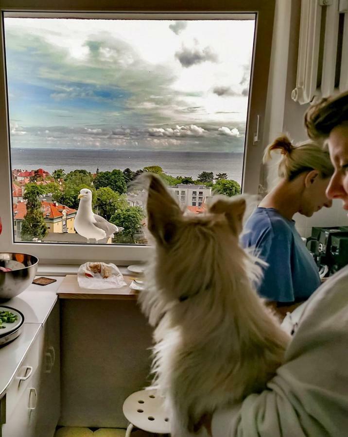 Pokoje Przy Plazy Z Widokiem Na Morze Sopot Buitenkant foto
