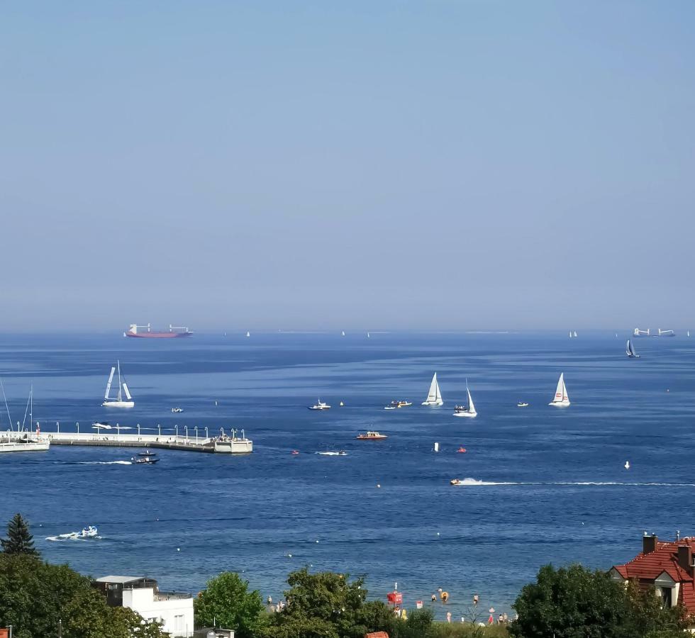 Pokoje Przy Plazy Z Widokiem Na Morze Sopot Buitenkant foto